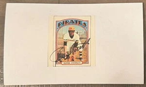 RENNIE STENNETT SIGNED 3"X5" INDEX CARD AUTOGRAPH PITTSBURGH PIRATES D 2021 - Picture 1 of 1
