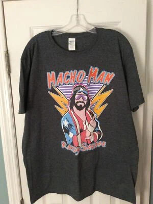 WWE WWF Macho Man Randy Savage Shirt And Bandana Combo XL new King  - Image 1 of 4