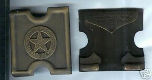 Hebilla de cinturón de latón de la policía de los guardabosques de Texas de Anson Mills 1881 - Imagen 1 de 1