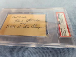 FRANK STRANAHAN FIRMATO TAGLIO PSA DNA GOLFER AND TRACK STAR BRITISH CHAMPION SLAB - Foto 1 di 6