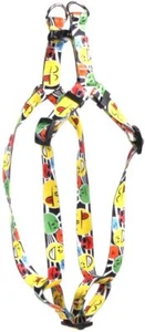 Yellow Dog Design Smiles Step-in Dog Harness-Size Large-1" Wide and fits Chest C - Picture 1 of 2