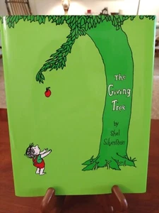 First Scholastic Printing Hardcover Copy Of The Giving Tree By Shel Silverstein - Picture 1 of 12