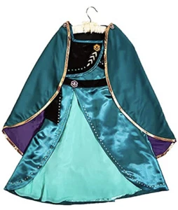 Frozen 2 Girls Anna Coronation Costume Size 3 Dress Up Halloween Disney Princess - Picture 1 of 9