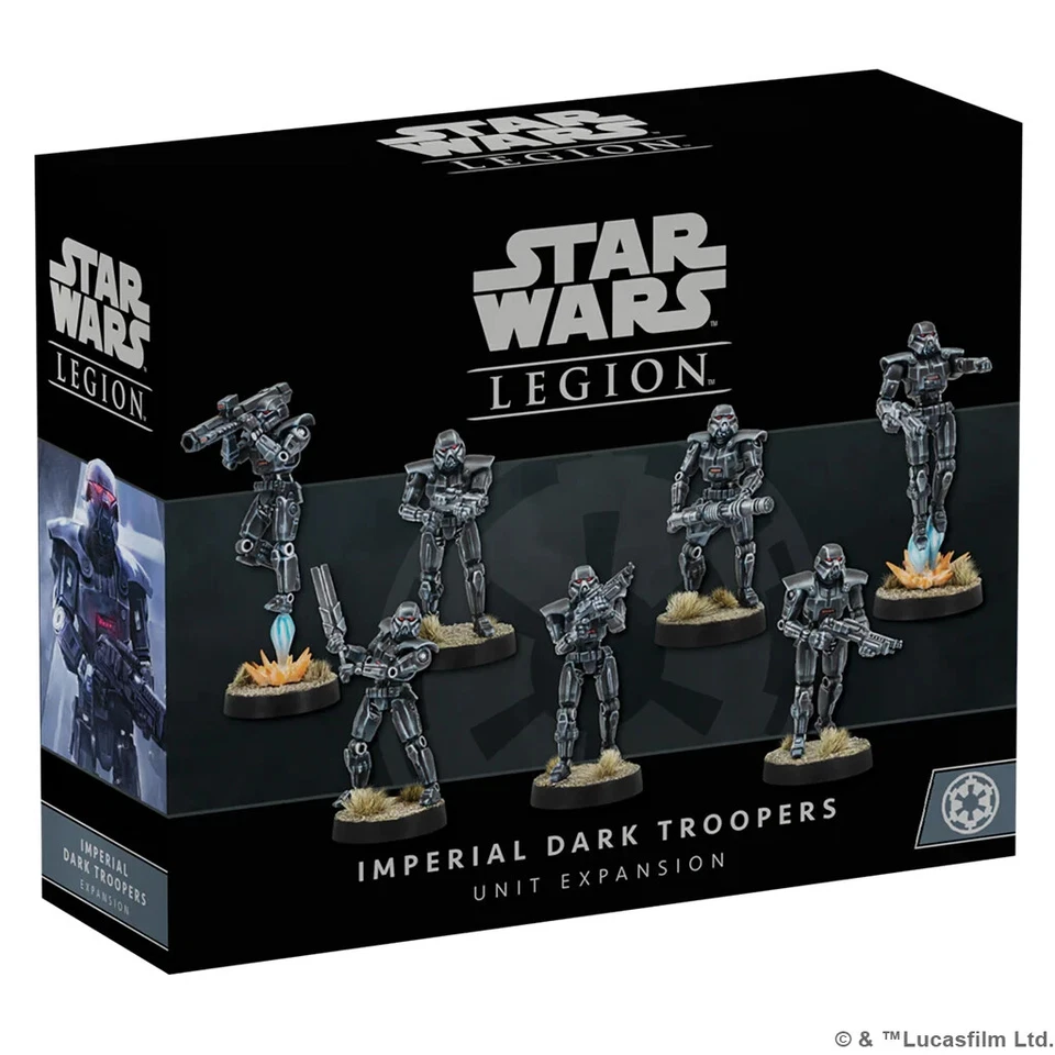 Star Wars Legion Imperial Dark Troopers Unit Expansion  - Image 1 of 1