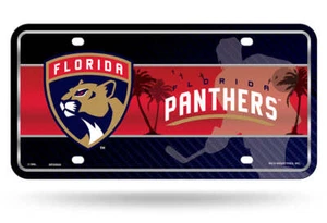 Placa de licencia de metal Florida Panthers - Imagen 1 de 1