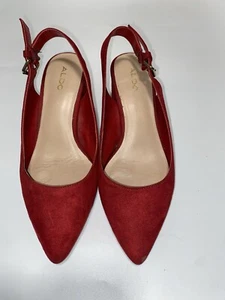 Also Jan Pump Red Suede - Picture 1 of 5