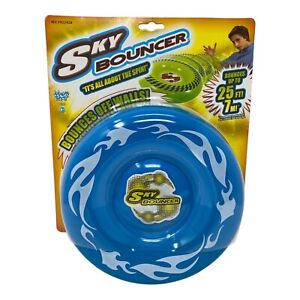 Sky Bouncer (Blue) 8 Inch Outdoor Throwing Disc - Jakks Pacific Maui Toys - NEW