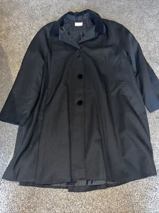 BHS Black Ladies Jacket Coat Size 12 VGC - Picture 1 of 1