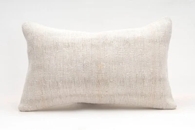 Hemp Pillow Cover, 12x20 in, Decorative Pillow, Ethnic Boho Pillow, Throw Pillow - Image 1 of 4