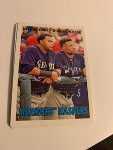 2016 TOPPS HERITAGE High Number Combo Cards CC-3 Cruz/Cano Mariners