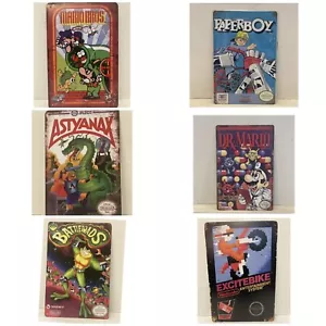 Lot Of 6 Video Game Posters Game Room Decor 6 RANDOM Posters Tin Sign Man-cave - Picture 1 of 7