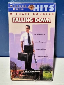 SEALED ~ FALLING DOWN VHS ~ Warner Brothers ~ Michael DOUGLAS ~ Watermark - Picture 1 of 6