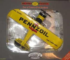 Caja de cambios 03004 Pennzoil Bank Avión Caja de cambios Stinson Detroiter Edición limitada - Imagen 1 de 1