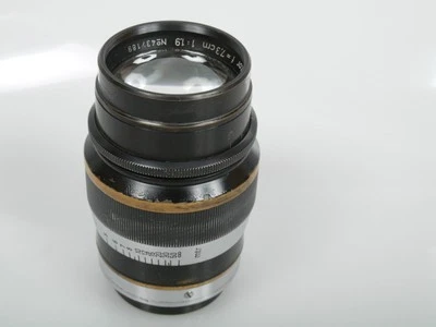 Leitz Hektor 1,9/7,3 cm M39, black chrome Nr. 437189 von ca. 1938 - Bild 1 von 4