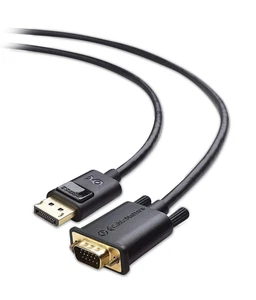 Cable Matters Displayport to VGA Cable (DP to VGA Cable) 3 Feet - Picture 1 of 12