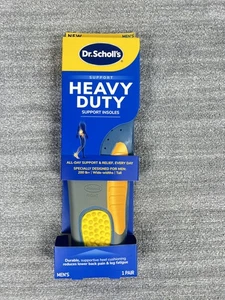 Dr Scholls HEAVY DUTY Support Insoles Pain Relief Orthotics Mens 8-14 big & Tall - Picture 1 of 6