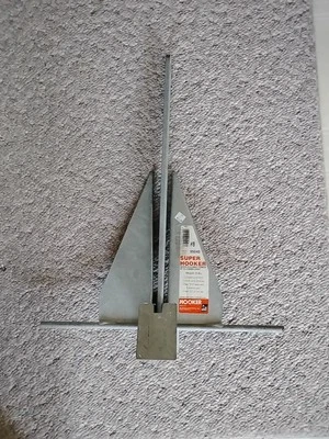 Tie Down Super Hooker Galvanized Anchor, 9 lbs, P/N:  95040, Brand New - Image 1 of 2