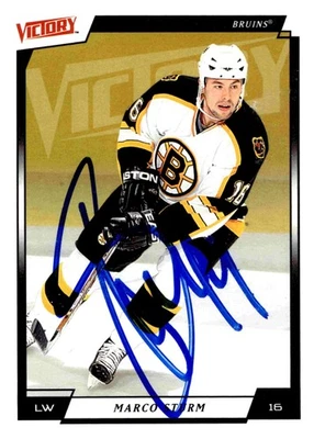 Marco Sturm - Signed 2006-07 Upper Deck Victory Card #17 - Image 1 of 2