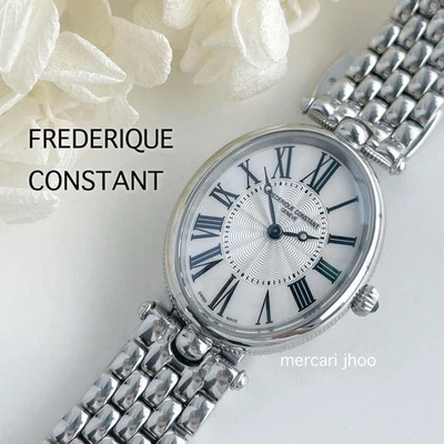 Frederique Constant ар-деко женщин аналоговый серебряный группы очень хорошее состояние товара - Изображение 1 из 4