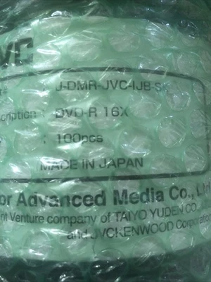 Victor Advanced Dvd-R Pack 100 New Taiyo Yuden JVC - Image 1 of 4