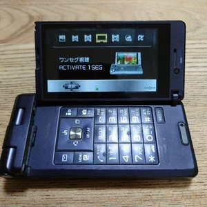 docomo P906i Black FOMA Japanese Cell phone garakei Flip Phone jp - Picture 1 of 11