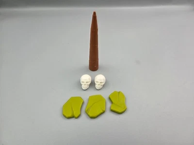 De colección LJN Mazmorras y Dragones Fortaleza de Colmillos Piezas Calaveras Piedras Foto 1 de 4