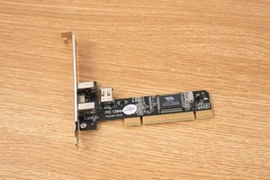 VIA VT6306 Firewire Card PCI Card 6 Pin and 4 Pin - Afbeelding 1 van 5