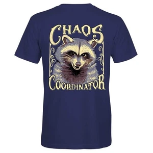 Southern Attitude Chaos Coordinator Raccoon T-Shirt - Picture 1 of 8