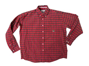 Camicia Cinch con bottoni uomo rossa a quadri western rodeo cowboy piccola - Foto 1 di 11