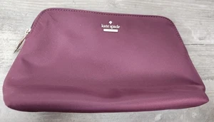 Kate Spade Nylon Zip Cosmetic Case In Wine - Picture 1 of 6