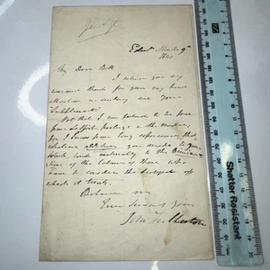 Lord John Fullerton Scottish Judge 1p ALS Autogramm Brief 1840 Edinburgh - Bild 1 von 6