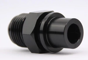 BLACK Ford Falcon BA BF FG FGX BARRA BILLET -10AN Thermostat Housing Adaptor - Bild 1 von 3