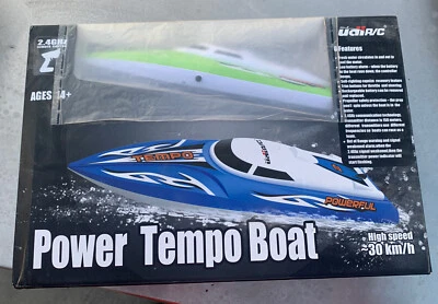 UDI UDIRC UD12002 .4Ghz POWER TEMPO High Speed R/C BOAT 14" READY TO GO - Image 1 of 4