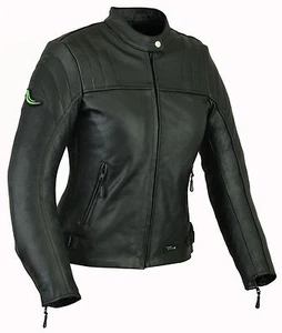 Ladies / Women Biker Motorbike Motorcycle RIDEX LJ6 CE Protector Leather Jacket - Picture 1 of 5
