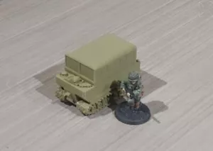 28mm/ 1:56th scale Bolt Action FDM WW2 American M29 Weasel - Picture 1 of 2
