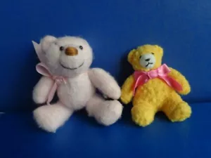 2 OSOS DE PELUCHE PEQUEÑOS ARTISTAS FABRICADOS - LINDA SPIEGEL - LOHRE & EMILY - Imagen 1 de 8