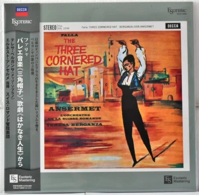 ESOTERIC MASTERING ESLD 10003 JAPAN OBI FALLA "Three Cornered Hat" ANSERMET SS - Image 1 of 2