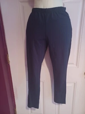 Woman With Control   Slimming    Elastic Waist    Blue Pants   Size Med    NEW - Image 1 of 3
