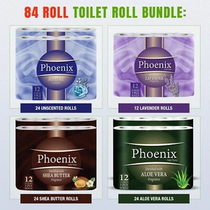 84 Rolls 3 Ply Toilet Paper Variety Pack Mega Family Pack - Picture 1 of 7