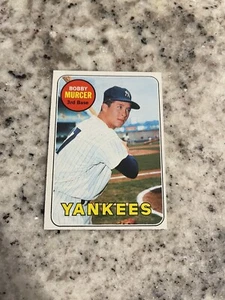 1969 TOPPS BOBBY MURCER #657 MINT HIGH GRADE SUPER SHAPE CARD! - Picture 1 of 3