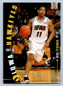 Tony Freeman 2007-08 Panchero's Iowa Hawkeyes College Basketball Card - Picture 1 of 2