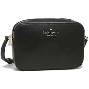 Kate Spade Crossbody Mini Camera Bag Leather Black Saffiano Travel New $249 15E5 - Picture 1 of 9