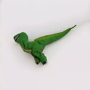 WALT DISNEY Toy Story GREEN REX DINOSAUR HAND PUPPET 15" Plush Toy Burger King - Picture 1 of 5