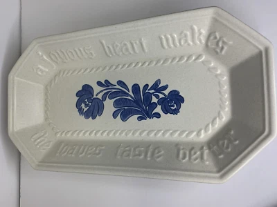 Plato de pan Pfaltzgraff - rectangular - Joyous Heart 12 " Yorktowne Foto 1 de 4