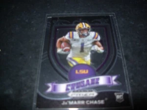 2021 Panini Prizm Football Draft Picks- LSU Crusade #162 Ja'Marr Chase Rookie - Picture 1 of 2