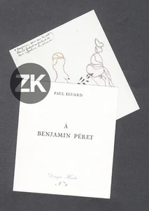 PAULUARD erotic drawing BENJAMIN PERET Dragéee Haute 1987 - Picture 1 of 1