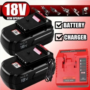 2PACK 4.5Ah 18V Battery / Charger for Porter Cable PC18B 18-Volt Cordless Tools - Picture 1 of 13