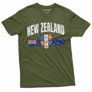 Nueva Zelanda Camiseta Hombre Mujer Kiwi Bandera de Nueva Zelanda Camiseta - Imagen 1 de 9