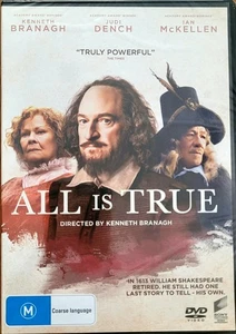 All Is True (DVD, 2018) Brand New & SEALED - Foto 1 di 1