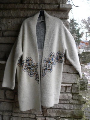 Cárdigan Suéter Idol Mind From Sundance Catalog XL Patrón Nativo Americano Suave Foto 1 de 4